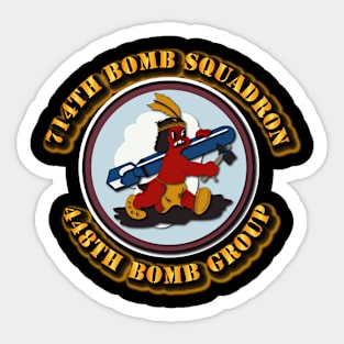 714th Bomb Squadron - 448th Bomb Group - 8th AF Sticker